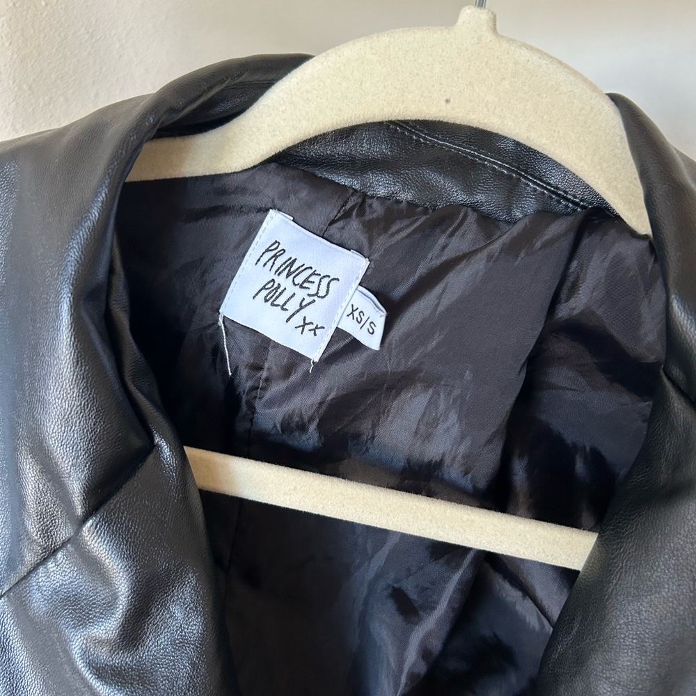 Princess Polly leather blazer